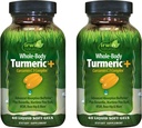 Irwin Naturals Whole Body Turmeric + Curcumin C3 Complex - 60 Liquid Soft-Gels, Pack of 2 - Supports Whole-Body Wellness - 60 Total Servings