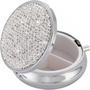 Ιατρική Organizer κουτί Pocket Pharmacy Bling Travel Pill κουτί περίπτωση για Purse Mini Pill Holder Organizer Μικρό Pill Container για βιταμίνη (ασημί)