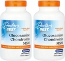 Doctor's BEST, (2 Pack Glucosamine Chondroitin MSM με OptiMSM, 240 Veggie Caps