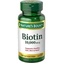 Nature's Bounty Biotin 10, 000 McG, Rapid Release Softgels 120 Ea (πακέτο του 2)