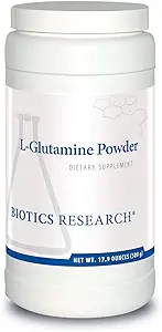 Βιοτική έρευνα L Glutamine σκόνη σε σκόνη Φόρμουλα, 3g/serving, Γαστρεντερική υγεία, Gut Lining Υποστήριξη, Βέλτιστη μυϊκή υποστήριξη, Lean μυών, Αντιοξειδωτική δραστηριότητα, 17.9 Ουγγιά 166 Υπηρεσίες