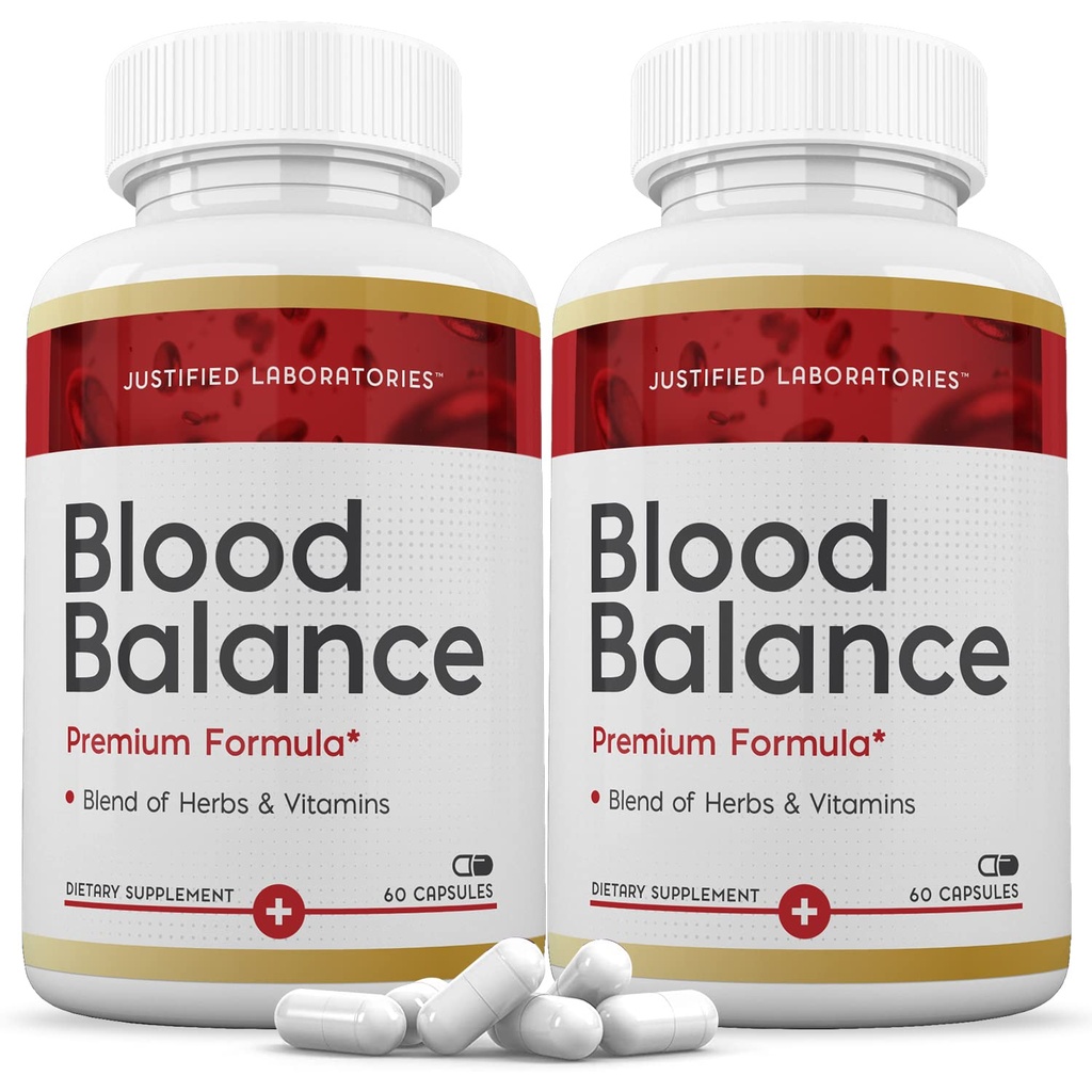 Δικαιολογημένα Εργαστήρια (2 Pack Blood Balance Advanced Formula 620MG Χάπια Συμπλήρωμα 120 Καψάκια