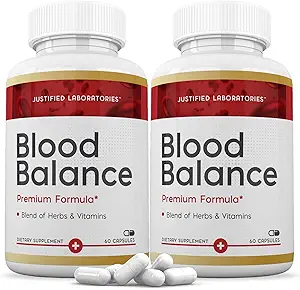 Δικαιολογημένα Εργαστήρια (2 Pack Blood Balance Advanced Formula 620MG Χάπια Συμπλήρωμα 120 Καψάκια