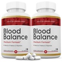 Justified Laboratories Blood Balance - 60 Capsules, Pack of 2 - Advanced Circulatory Support Formula with a Blend of Herbs & Vitamins - 60 Servings