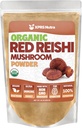 XPRS Nutra Organic Red Reishi Mushroom Powder - Premium Reishi Powder for Cognition - Vegan Reishi Μανιτάρια για τη μακροζωία και την ενέργεια (16 Ουγγιά)