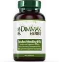 Certified Organic Tendon Mending Hills: Tendon and Ligament Regenation and Repair by Dimmak Herbs - 100 Caps 500mg