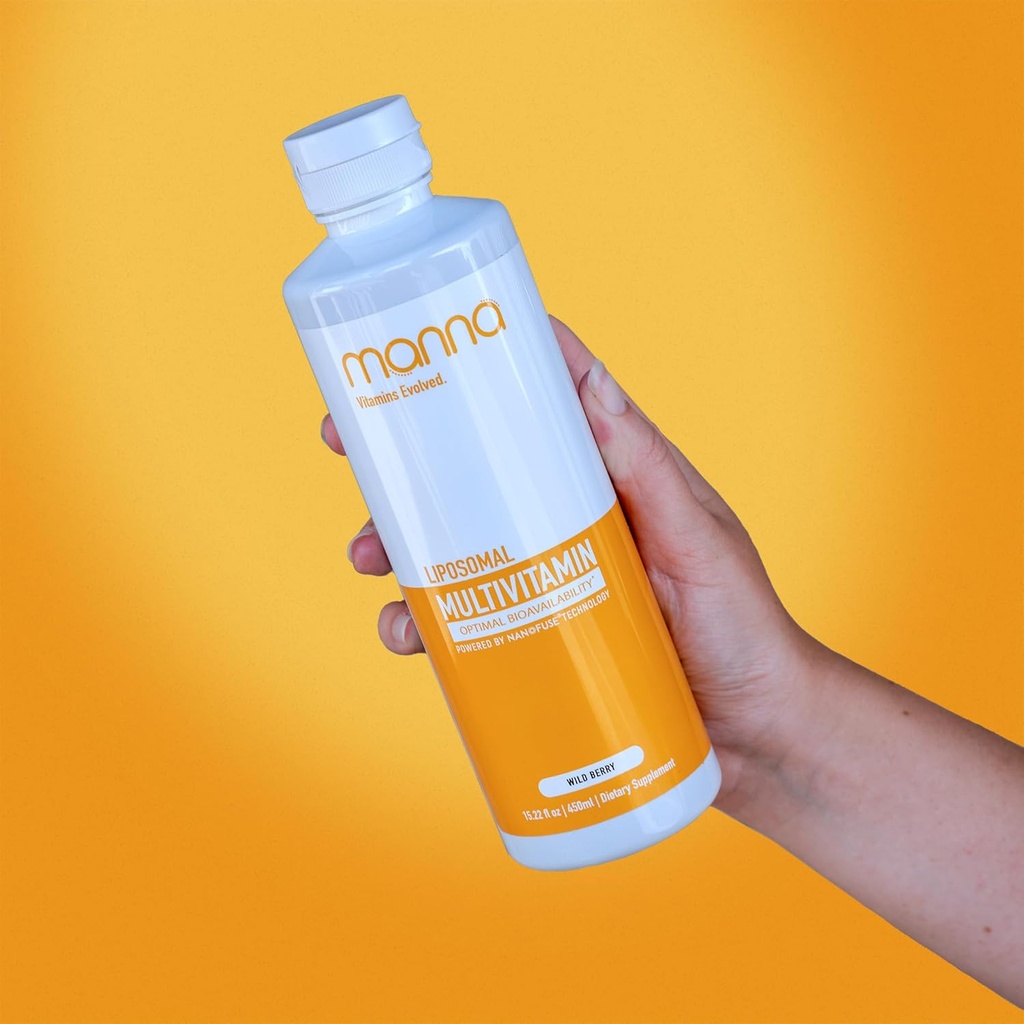 Βιταμίνες Manna Περιελάμβαναν Λιποσωμική Πολυβιταμίνη - Καθημερινή Πολυβιταμίνη Παρέχει 20 Βιταμίνες και Ορυκτά - Πολυβιταμίνες για άνδρες και γυναίκες - Ενισχύει το ανοσοποιητικό σύστημα, υποστηρίζει την ενέργεια και το μεταβολισμό 3 Pack