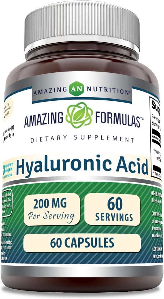 Amazing Formulas Hyaluronic Acid 200 Mg Per Serving Capsules Supplement 