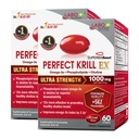 LABO Nutrition Perfect Krill EX, 1000mg Έλαιο κριλ Ανταρκτικής Omega 3 EPA DHA, Υψηλότερα φωσφολιπίδια (πάνω από 56%) με χολίνη, Ασταξανθίνη 