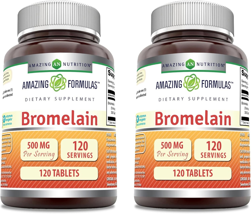Amazing Formulas Bromelain 500 Mg Tablets Συμπλήρωμα 