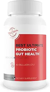 Best Ultimate Probiotic Gut Health - Best Total Gut Restore Probiotic - Ultimate 11 Strain Probiotics & Prebiotic Formula to Restore Gut Health - Leaky Gut Supplement - Acid Reflux Probiotics