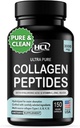 HCL HERBAL CODE LABS Κολλαγόνο Πεπτίδια Σκόνη με Βιταμίνη C & Υαλουρονικό Οξύ - Καθαρότερες Πηγές & Σούπερ Υψηλή Απορρόφηση - Υδρολυμένα Multi Type I, II, III, V, X - Συμπλήρωμα μαλλιών δέρματος (Κάψουλες)