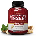 NutriFlair Korean Red Panax Ginseng 1600mg – 120 Vegan Κάψουλες 