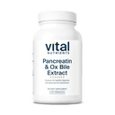Vital Nutrients Pancreatin & Ox Bile Extract 500mg 