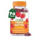 Ζωηρό έφηβοι Βιοτίνη 10000mcg Gummies 