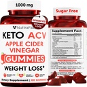 Keto ACV Gummies Advanced Weight Loss - ACV Keto Gummies για Απώλεια βάρους για γυναίκες και άνδρες - Keto Gummies συμπλήρωμα - Detox & Cleanse, Digetion - Μηλίτη Ξίδι - Apple Γεύση