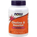 NOW Choline και Ινοσιτόλη 500mg, 100 κάψουλες (πακέτο των 2)