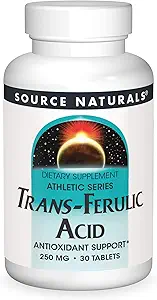 Πηγές Naturals Trans- Ferrulic Acid 250mg, 30 δισκία