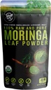 100% Raw και Pure Moringa Leaf Powder. Βιολογικά πιστοποιημένο Moringa Leaf. Φυσικό Superfood με Απαραίτητα Αμινοξέα, Αντιοξειδωτικά, και Omega 3, 8 oz Resealable Bag.