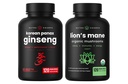 NutraChamps Korean Ginseng Κάψουλες και Lions Mane Κάψουλες 2 τεμ.