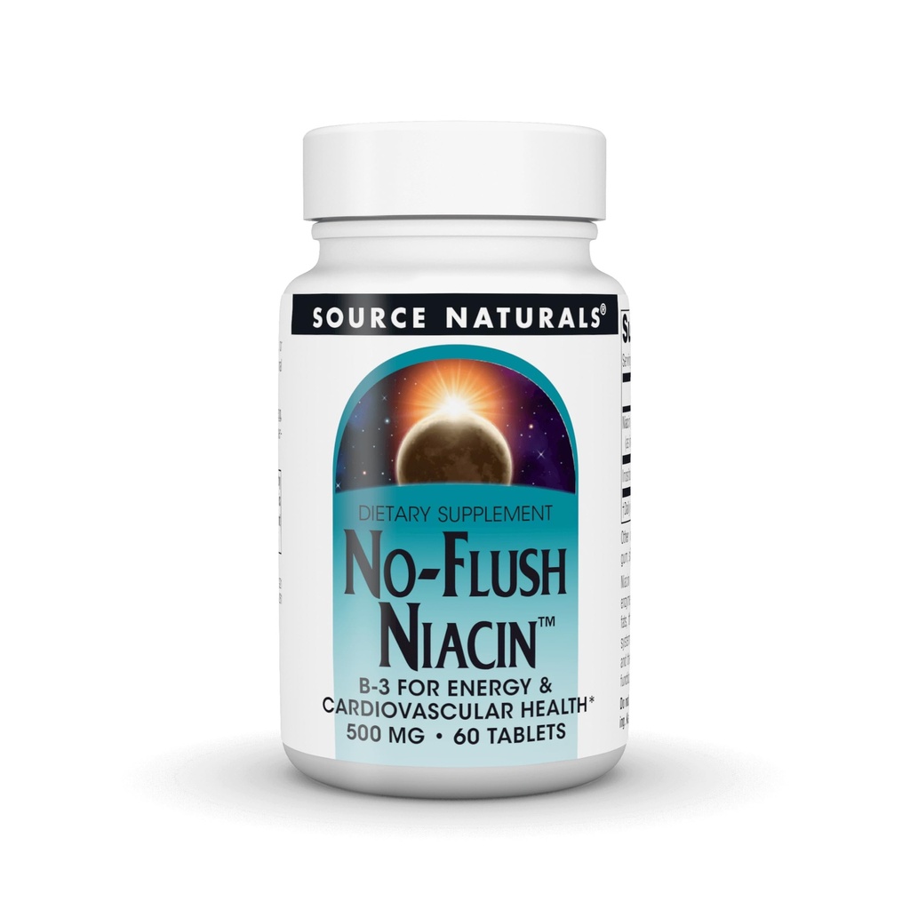 Source Naturals No- Flush Niacin, B-3 500 mg - 60 δισκία