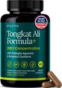 Potent Longjack - Tongkat Ali & Fadogia Agrestis συμπλήρωμα για άνδρες & γυναίκες ενέργεια, υποστήριξη Τ, Lean μυϊκή ανάπτυξη & αποκατάσταση, ορμονική ισορροπία, πριν από την προπόνηση με Vegan NAC ήπαρ Detox & Cleanse
