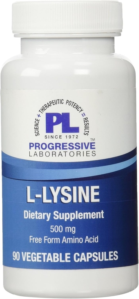 Προοδευτικά Εργαστήρια L-Lysine Συμπλήρωμα, 500 mg, 90 Count