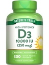 Η αλήθεια της φύσης Βιταμίνη D3 10000 IU Softgels 