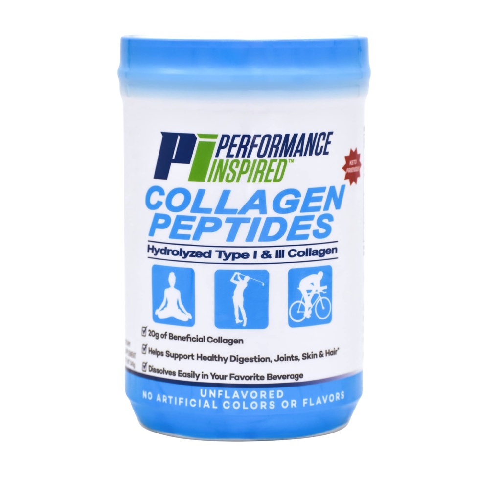 ΕΠΙΔΟΣΕΙΣ INSPIRED Διατροφή υδρολυμένο κολλαγόνο Peptides σκόνη – 18g πρωτεΐνη – Τύπος I & III κολλαγόνο – Κοινή, δέρμα, νύχια & Digestive Υποστήριξη – Όλα τα φυσικά – Μη αρωματισμένα