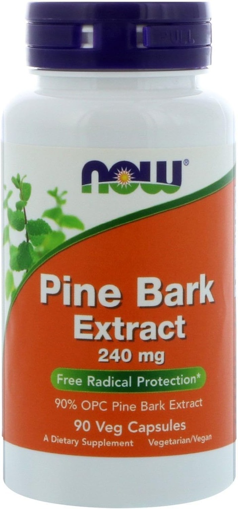 Pine Bark Extract 240 mg - 90 Vegetarian Capsules by NOW