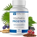 Youthful Prostate - Saw Palmetto για άνδρες με Panax Ginseng, Αντιοξειδωτική προστασία, βιταμίνη Ε, Λυκοπένιο - Συμπληρώματα Prostate για άνδρες