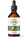 Ultra6 Nutrition Vitamin D and K2 Drops - Liquid Vitamin D3 with K2 Supplements for Adults - Easy-to-Take, Flavor-Free, Highly Absorbable VIT D3 and K2 Supplements, Made in USA (30 ml)
