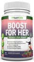 Boost For Her Libido Booster For Women – Activates & Enhances Libido - Mood & Desire Boost - Non-GMO - All Natural Herbal Aphrodisiac - With Horny Goat Weed, Maca, Tongkat Ali & Tribulus - 90 Capsules