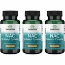 Swanson NAC - N- Acetyl Cysteine - Συμπλήρωμα 600 mg 100 Καψάκια (3 Συσκευασία)