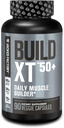 Jacked Factory Build-XT 50+ Daily Muscle Builder - συμπλήρωμα αποκατάστασης μυών & οικοδόμος μυών για άνδρες και γυναίκες με KSM-66 Ashwagandha, Primavie Shilajit, ElevATP, & Astragin - 90 Count