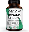 Pomona Wellness Super Greens συμπλήρωμα, Γεμάτο από βιταμίνες & μέταλλα, φρούτα & λαχανικά, πράσινοι σκόνη για Μπλόφα και πέψη, υγεία των ούλων, USDA οργανικά, μη-GMO, 60 δισκία
