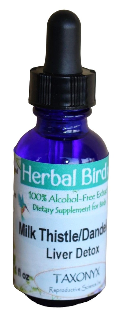 Taxonyx Milk Thittle/Dandelion for Birds - Φυτικά Πουλιά RX (1 fl oz)
