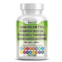 Saw Palmetto με Stinging Nattle, Pygeum, Σπόροι κολοκύθας, Ηλίανθος Λεκιθίνη, Turmeric & Ashwagandha – Prostate Υποστήριξη για τους άνδρες με λυκοπένιο & βιταμίνη D3 – 90 κάψουλες