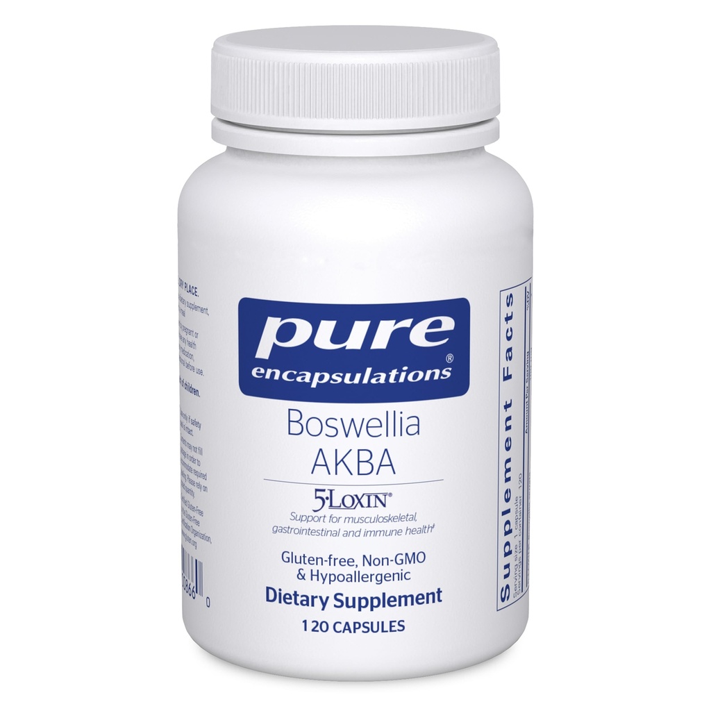 Pure Encapsulations Boswellia AKBA - Supports Joint Health, Colon, Immune System, Gastrointestinal Tract & Cell Health* - with 5-LOXIN Boswellia Extract - Vegan & Non-GMO - 120 Capsules