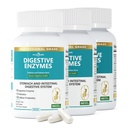800mg Digestive Ένζυμα για άνδρες και γυναίκες με προβιοτικά & προβιοτικά, 8 βασικά ένζυμα, πρωτεάση, αμυλάση & λιπάση 