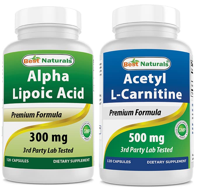 Best Naturals Alpha Lipoic Acid 300 mg & Acetyl L-καρνιτίνη 500 Mg