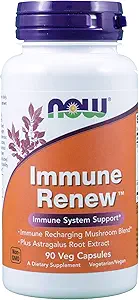 NOW Foods Mushroom Immune Renew, 90 κάψουλες Veg (πακέτο του 2)