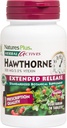 Natures Plus Herbal Actives Hawthorne - 300mg, 3, 2% Vitexin, 30 Vegan Tablets - 30 Servings