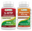 Best Naturals 5- HTP 50 mg & Γλυκινικό μαγνήσιο 425 mg