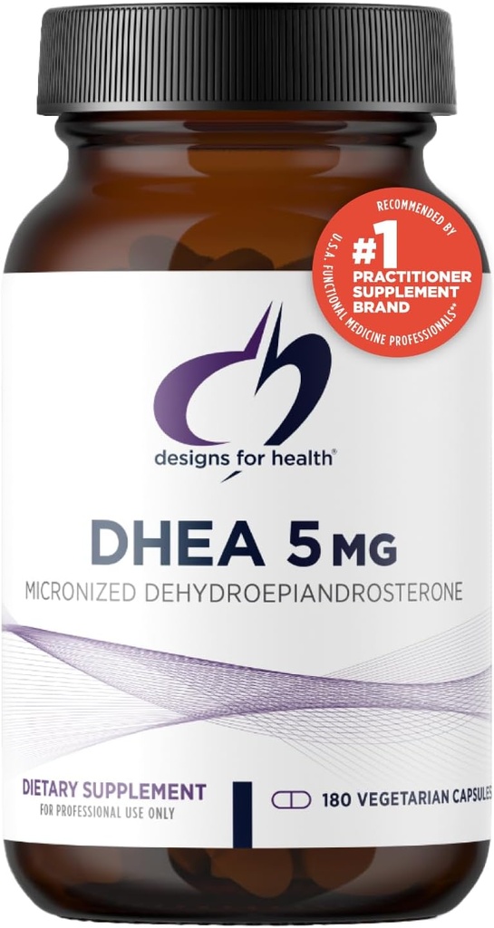 Σχέδια για την υγεία DHEA 5mg - DHEA συμπλήρωμα για άνδρες + γυναίκες - συμπλήρωμα για να βοηθήσει την υποστήριξη υγιή γήρανση, μυϊκή ακεραιότητα, ενέργεια + ορμονική σύνθεση - μη ΓΤΟ (180 κάψουλες)