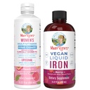 MaryRuth's Women's Multivitamin + Hair Growth Liposomal (Peach) & Iron Liquid (Berry) 