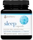 Youtheory Sleep Capsule - Vegan συμπλήρωμα υποστήριξης ύπνου με το πάθος λουλούδι, βάλσαμο λεμονιού, L-theanine & Ashwagandha* - 60 κάψουλες χορτοφάγων