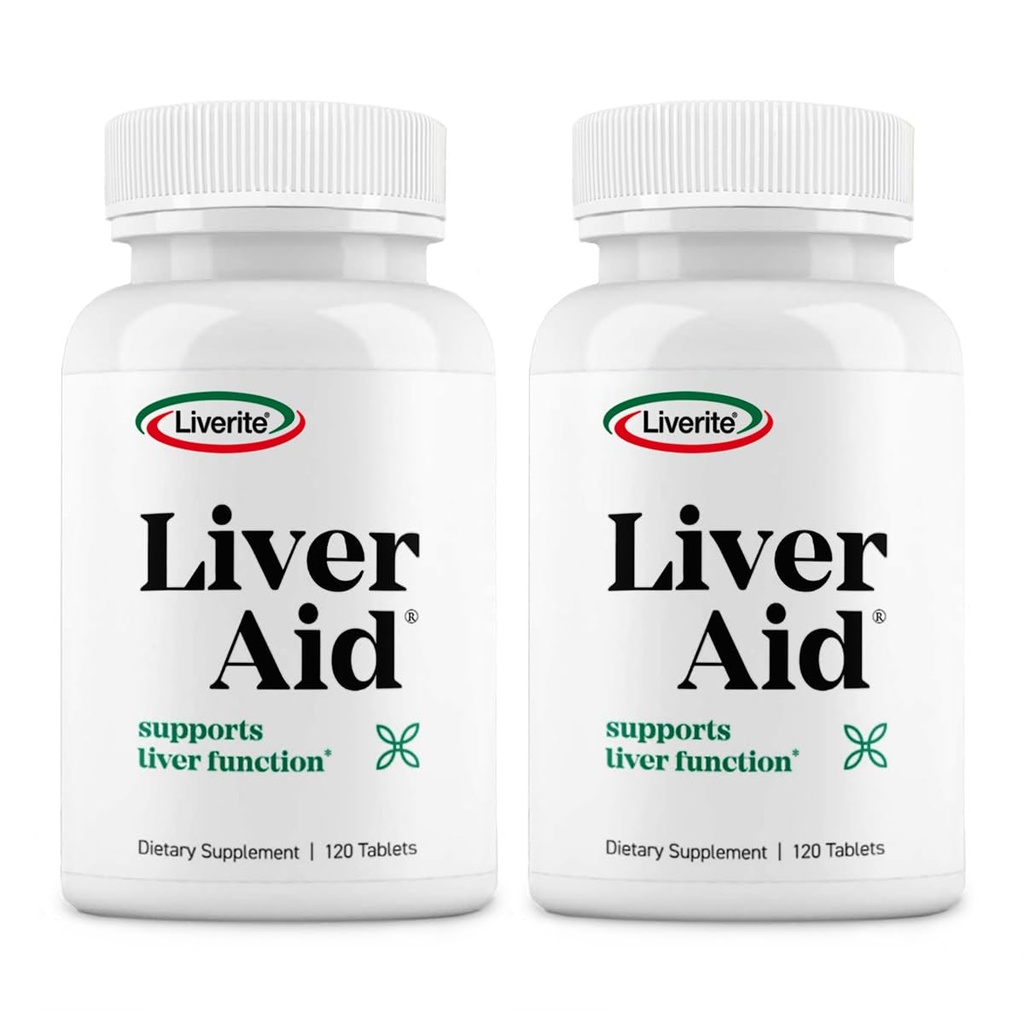 LIVERITE ηπατική βοήθεια 2-πακέτο 120 δισκία (Σύνολο 240ct) Υποστηρίζει υγιή ηπατική λειτουργία, φυσική ενέργεια και ζωτικότητα.