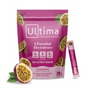 Ultima Repleniser Daily Electrolyte Powder Drink Mix – Χωρίς ζάχαρη – Παθόκαρποι, 20 Stickpacks – Συσκευασίες ενυδάτωσης με 6 Ηλεκτρόλυτα και Ιχνηλάτηση Ορυκτών – Κετό Φιλικό, Μη ΓΤΟ