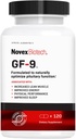 Novex Biotech GF-9 – HGH Ενισχύοντας συμπλήρωμα για τους άνδρες – Σύμπλεγμα προπόνησης για τους άνδρες – Ενέργεια υποστήριξης, αντοχή, ύπνος, 120 Ct (30-ημέρα προμήθεια)